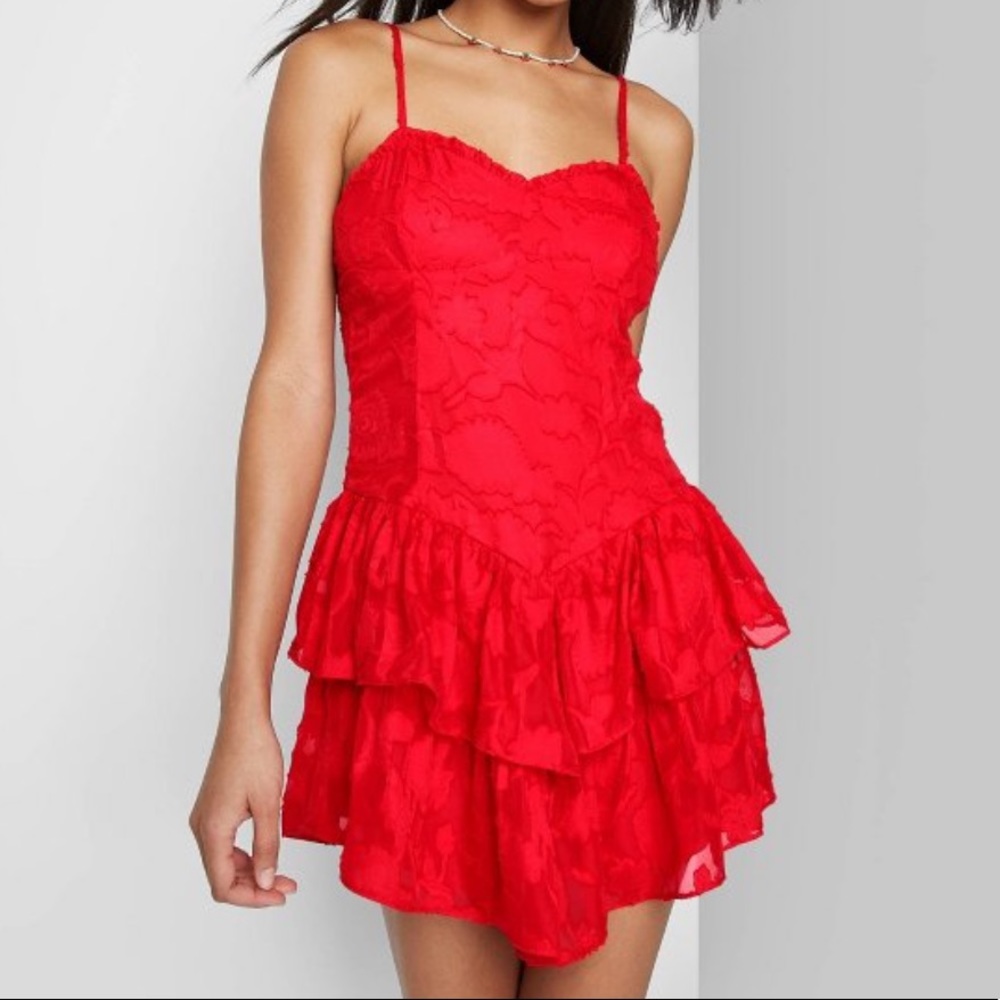 Red fit & fare dress